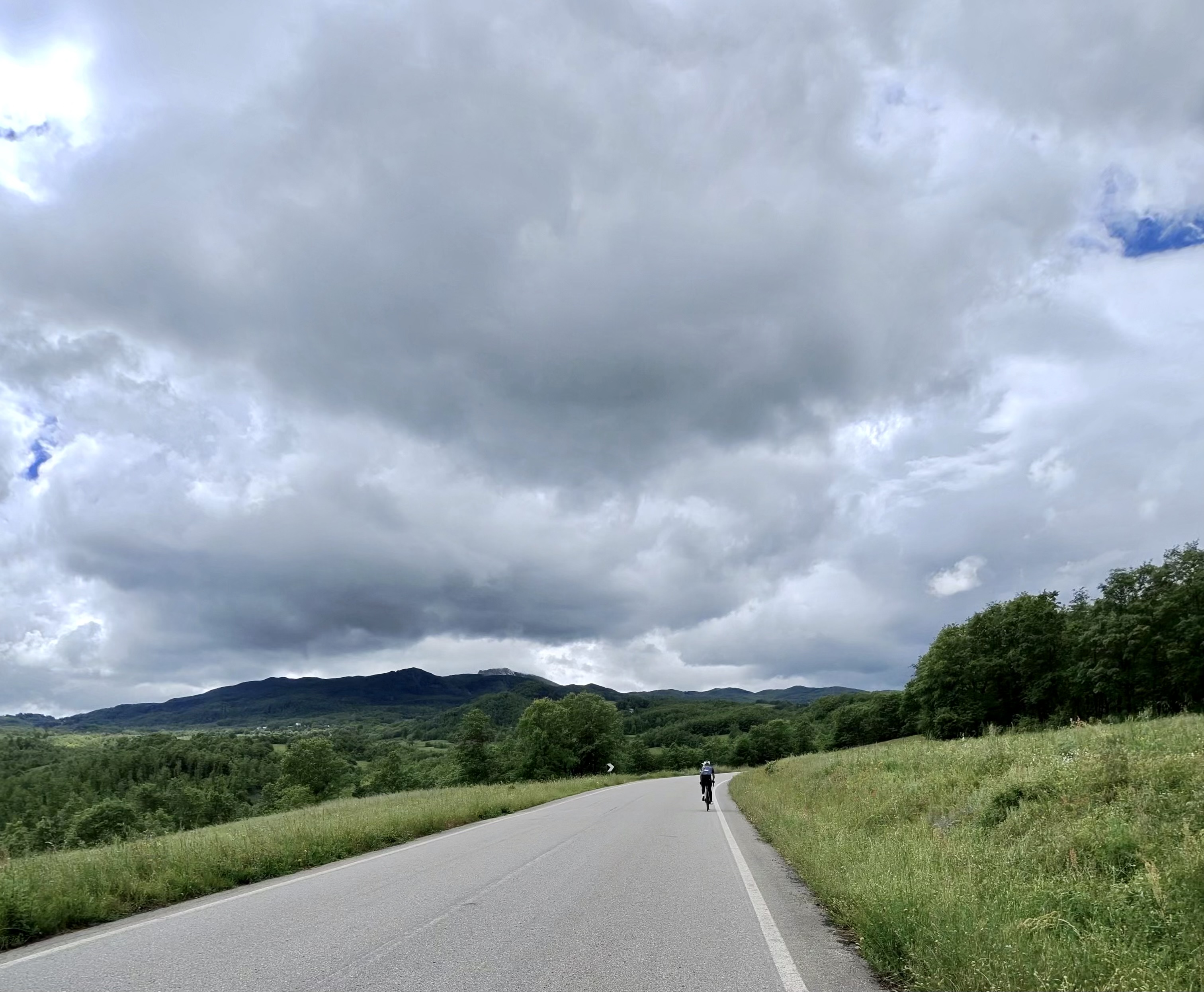 Early in the ride